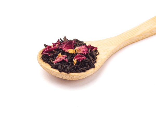 China Rose Tea . Té Negro con Pétalos de Rosa