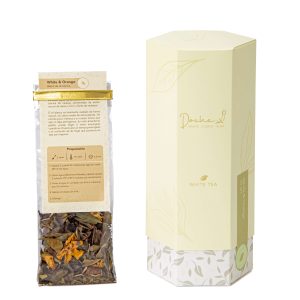 White & Orange . Té Blanco con Naranja